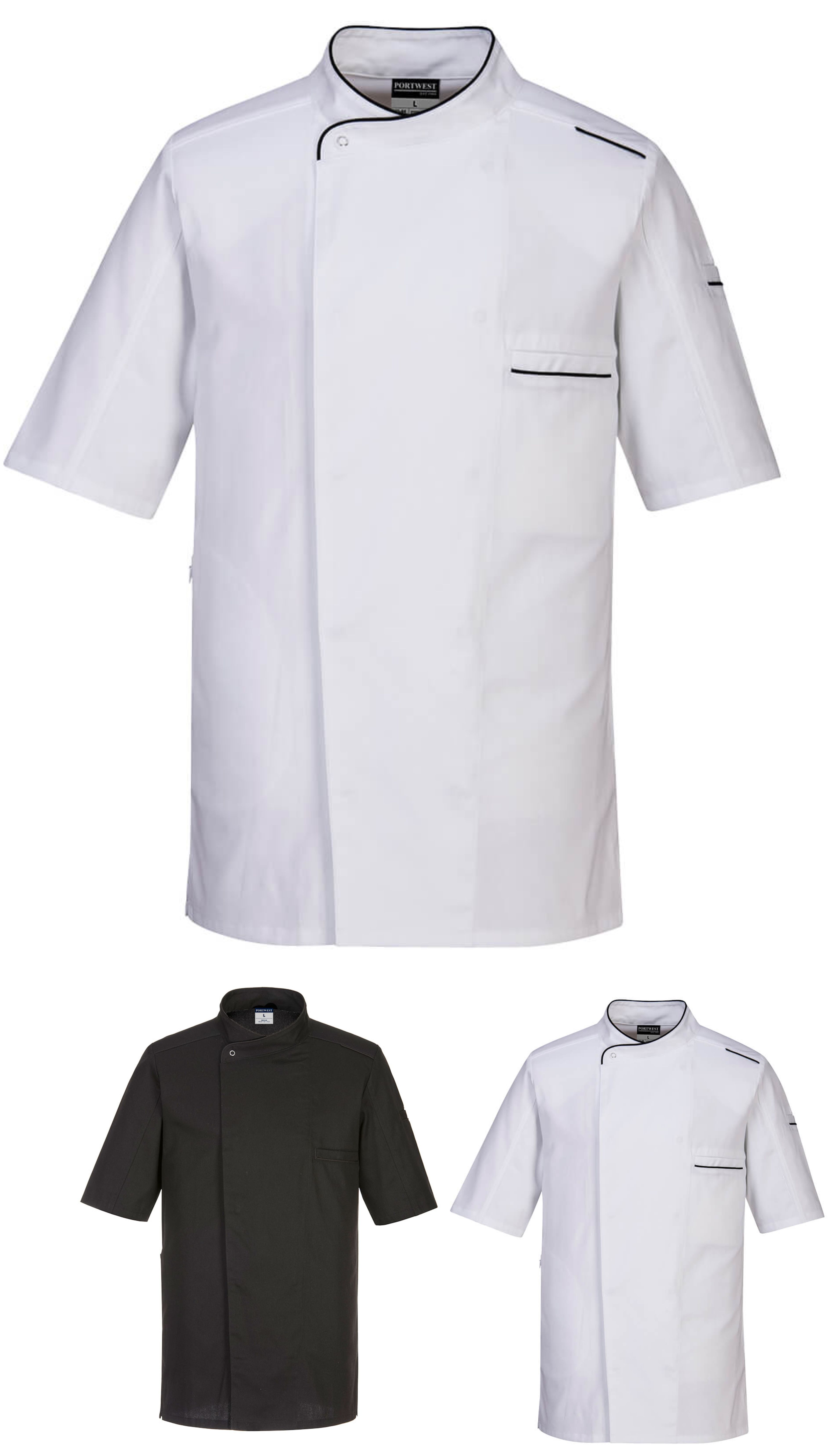Portwest C735 - Surrey Chefs Jacket S/